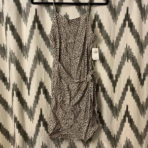Leopard dress size med. new with tag. Wrap dress